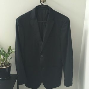 Uniqlo dark navy blazer slim fit